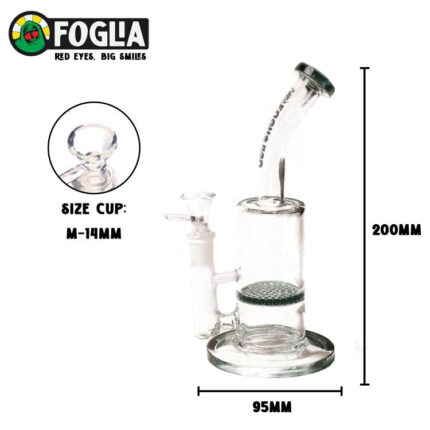 Swan Green Bong ( Honeycomb Percolator )