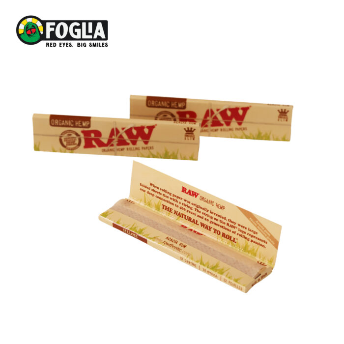 Raw organic king size slim papers 4