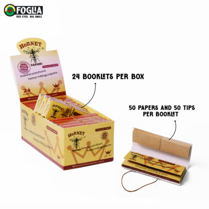 Hornet Organic Hemp Brown 1 1/4 - Pack