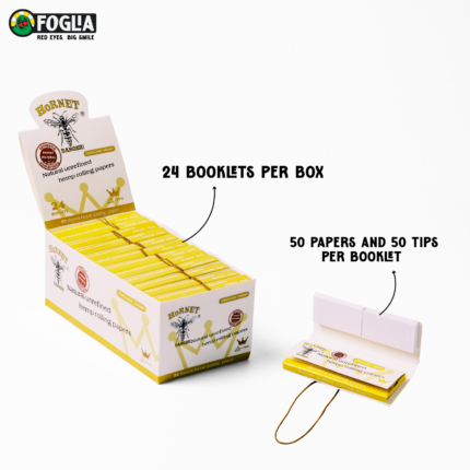 Hornet Organic Hemp White 1 1/4 - Pack