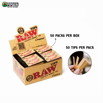Raw Rolling Paper Tips - Pack